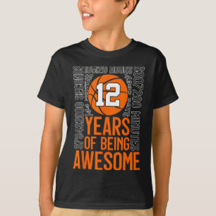 12 Jahre Awesome Sketll 12. Geburtstag T-Shirt