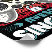 12 Jahre BDay Son Boy Fun Gamer 12. 12. Jährige Ge Poster (Ecke)