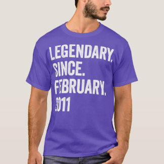 12 Jahre Legendär Seit Februar 2011 12. Geburtstag T-Shirt