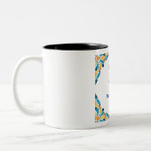 12 Jahre Pfadfinder Meilenstein-Tasse Botschafter Zweifarbige Tasse (Links)