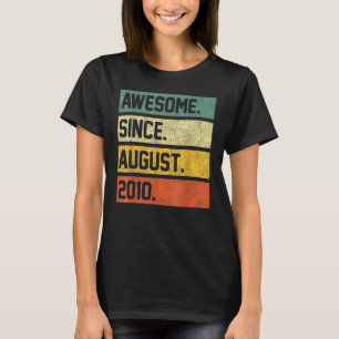 12 Jahre Phantastisch seit August 2010 12. Geburts T-Shirt