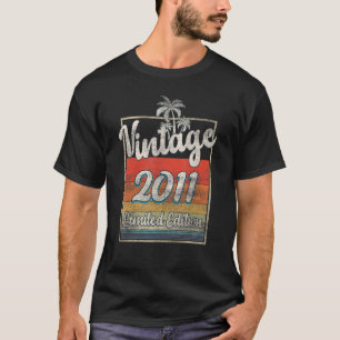 12 Jahre Vintag 2011 12. Geburtstag 2 T-Shirt