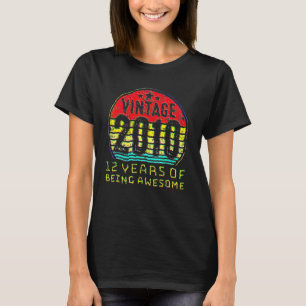 12 Jahre Vintager Geburtstag 2010 12. Geburtstag T-Shirt