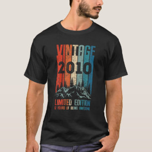 12-jährige Geburtstagsgeschenke Vintag 2010 Limite T-Shirt