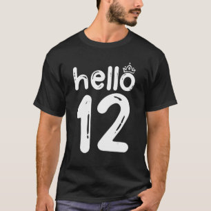 12-jährige Jungen Mädchen 12. Geburtstag T-Shirt