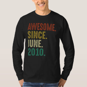 12-jähriger Geburtstag Phantastisch seit Juni 2010 T-Shirt