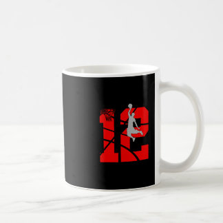 12-jähriges 12. Sketll-Geburtstagsfeierthema Junge Kaffeetasse