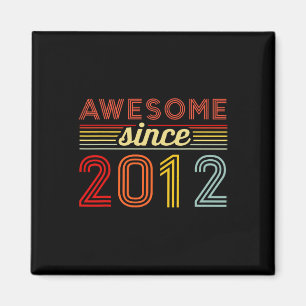 12-jähriges Junge Mädchen Geburtstag 12. Geburtsta Magnet