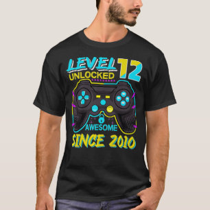 12-jähriges Videospiel 12. Geburtstag Jungs Kinder T-Shirt