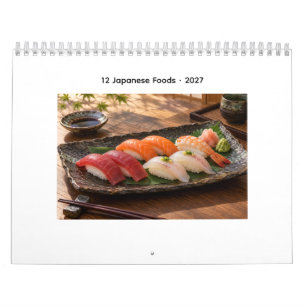 12 japanische Gerichte, die man 2027 in Japan prob Kalender
