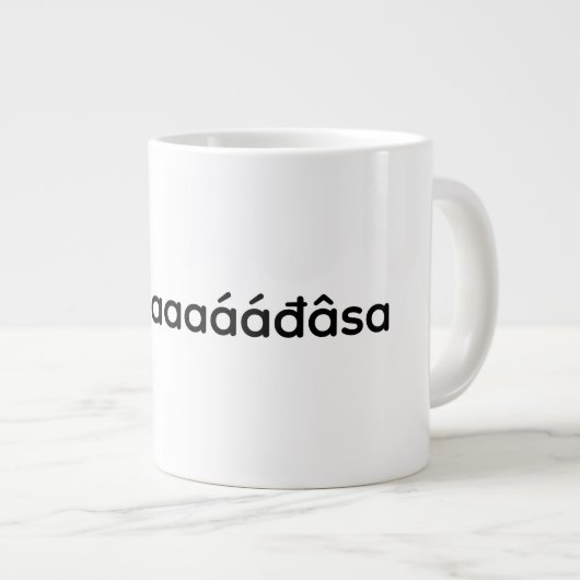 12 Jumbo-Tasse (Vorderseite Rechts)