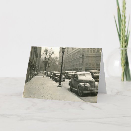 12. & K Streets, Sacramento, CA, 1942 Card Karte (Vorderseite)