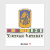 12. Kampf Luftfahrt Brigade Vietnam Veteran Aufkleber (Blatt)