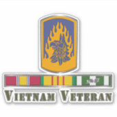 12. Kampf Luftfahrt Brigade Vietnam Veteran Aufkleber (Vorderseite)