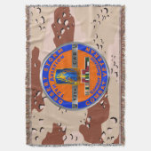 12. Kampf Luftfahrt Brigade Wüste Sturm Veteran Decke (Vorderseite Vertikal)