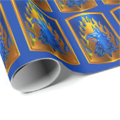 12. Kampfhubschrauberbrigade Geschenkpapier (Rolleneckpunkt)