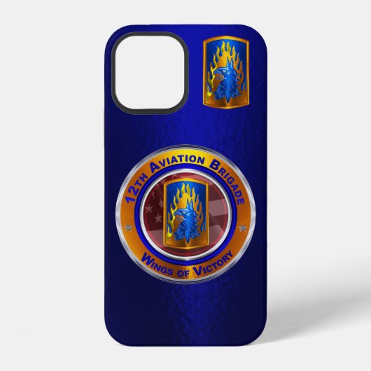 12. Kampfhubschrauberbrigade iPhone Hülle (Rückseite)