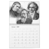 12 Komponisten/12 Kombinationen, 2026 Kalender (Jan 2027)