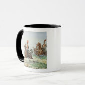 12. Königliche Lancers (w/c über Bleistift Tasse (Vorderseite Links)