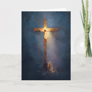 12. Kreuzwegstation - Jesus stirbt am Kreuz Karte