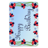 12 Ladybugs Magnet (Vertikal)
