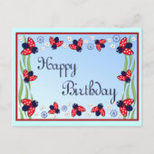 12 Ladybugs Postkarte (Vorderseite)