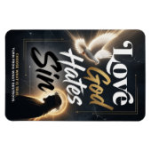 #12 Liebe Gott, hasse Sünde Magnet (Horizontal)
