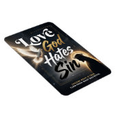 #12 Liebe Gott, hasse Sünde Magnet (Rechte Seite)