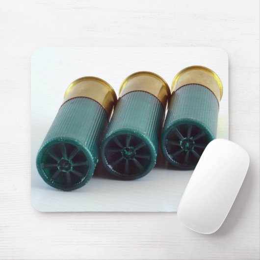 12 Messgerät-Schrotflinte-Muscheln Mousepad (Mit Mouse)