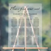 12 Minimalistische Hochzeitsakrobatik Acrylschild (Neutral)