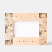 12 Mit Monogramm Holzlaserfamilie Geätzte Rahmen (Vorderseite)