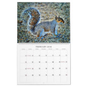 12 Monat - Eichhörnchen Aquarellmalerei Kalender (Feb 2026)