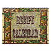 12 Monat Rezept Kalender 20XX (Titelbild)