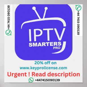 12 Monate Abonnement für IPTV keyprolicense.com Poster