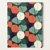 12 Monate Abstrakter Pinselstrich täglich Planer (Rückseite)