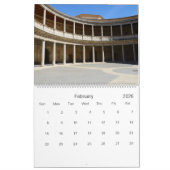 12 Monate Alhambra & Generalife Wall Calendar Kalender (Feb 2026)