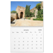 12 Monate Alhambra & Generalife Wall Calendar Kalender (Jan 2026)