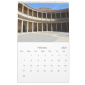 12 Monate Alhambra & Generalife Wall Calendar Kalender (Feb 2027)