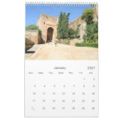 12 Monate Alhambra & Generalife Wall Calendar Kalender (Jan 2027)