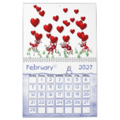 12 Monate Ameisen Kalender (Feb 2027)