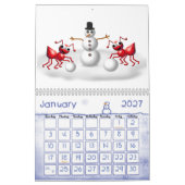 12 Monate Ameisen Kalender (Jan 2027)