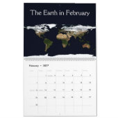 12 Monate auf Erde Kalender (Feb 2027)