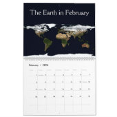 12 Monate auf Erde Kalender (Feb 2026)