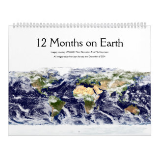 12 Monate auf Erde Kalender