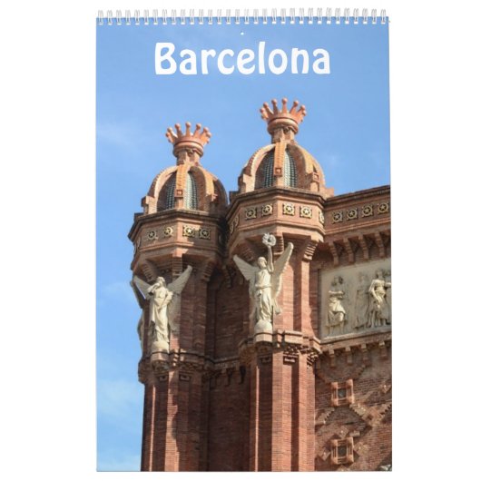 12 Monate Barcelona, Spanien Foto Kalender (Titelbild)