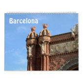 12 Monate Barcelona, Spanien Foto Kalender (Titelbild)