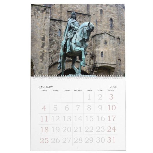 12 Monate Barcelona, Spanien Foto Kalender (Jan 2026)