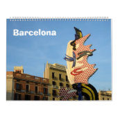 12 Monate Barcelona, Spanien Mauerkalender Kalender (Titelbild)