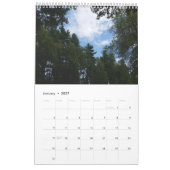 12-Monate-Bäume Kalender (Jan 2027)