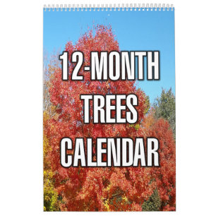 12-Monate-Bäume Kalender